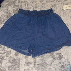 Denim shorts
